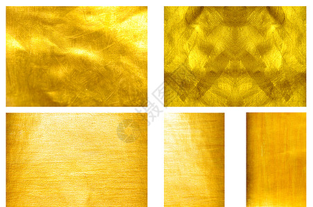 美丽的精美 刷的金色纹理金属抛光材料反射床单黄铜盘子金子线条划痕图片