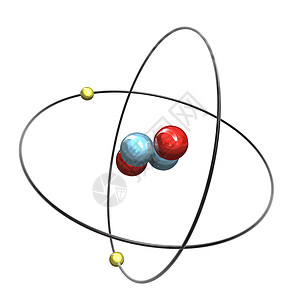 3d 原子活力辉光质子教育球体技术电子科学射线理论图片