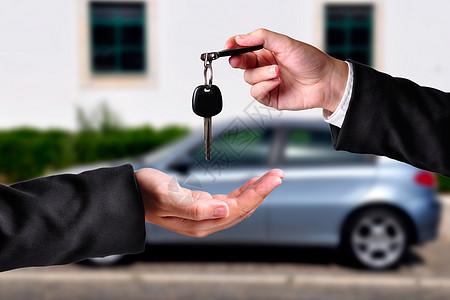 把钥匙交出来司机汽车销售量投资礼物商业经纪人财产图片