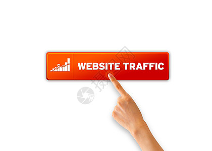 网站流量图标访问顾客数据交通统计页面橙色媒体浏览量图片