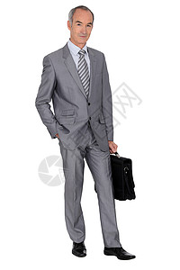 商务人士企业家口袋经理男性巨轮领带套装金融经销商工作室图片