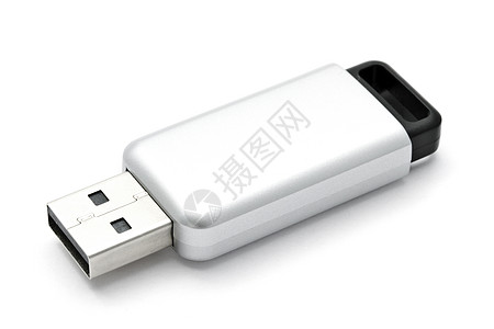 USB充电USB 闪光驱动器安全数据白色记忆宏观插头磁盘店铺口袋金属背景