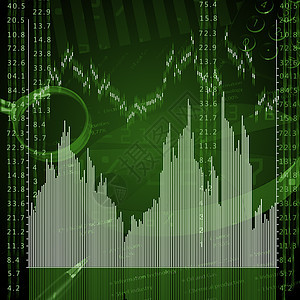 财务图表和图表统计解决方案营销市场进步蓝色生长预报分析师商业图片