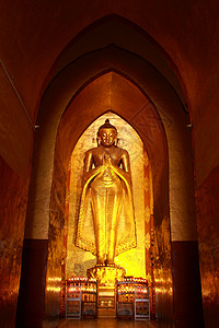 图像 阿南达寺庙雕像佛塔宗教迦叶精神框架金子神社地标图片