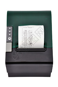 大型热热打印机零售电气黑色店铺按钮银行平衡现金电子会计图片