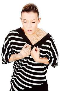 妇女肺部疼痛图片