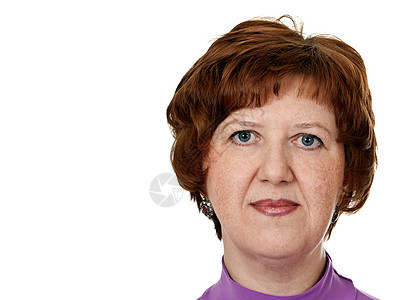 中年妇女近距特辑肖像头发化妆品女性紫色白色成人女士棕色皮肤模型高清图片素材