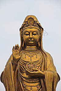 光燕女雕像美极了宗教怜悯佛教徒同情女神崇拜寺庙文化信仰冥想图片