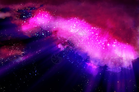 银河系黑色空间中的灯光太阳星星天文学天空灰尘星云星系阳光勘探燃烧图片