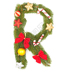 圣诞节字母风格庆典装饰枝条礼物松树字体新年框架甘蔗图片