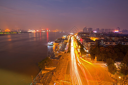 黄昏时中国武汉湖北图片