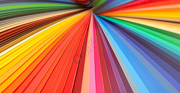 彩虹线条向导颜色特端打印光谱色调办公室阴影样本收藏技术创造力科学背景