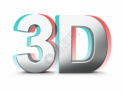 白色上的金属 3D 字词合金视频字母立体声青色插图电影字体网络数字图片