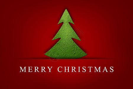 圣诞节海报背景圣诞树 木莓纸曲线框架海报标签明信片展示插图季节艺术庆典背景