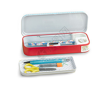 有用的金属铅笔盒和其他辅助儿童文具;用于儿童的其他附属固定设施图片