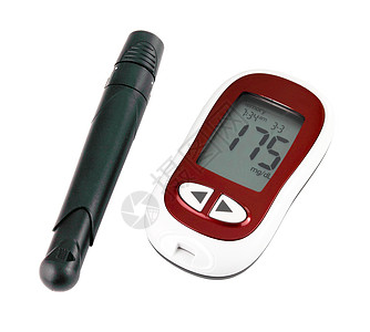 Glucose 血液测试     检测结果非常高乐器考试葡萄糖饮食控制测量手指糖尿病监控临床图片