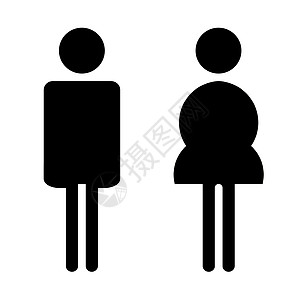 男女符号浴室厕所壁橱信号女士绅士卫生间身体女性卫生图片