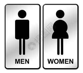 男 女洗手间标志性别房间入口身体插图厕所信号女性卫生间壁橱图片