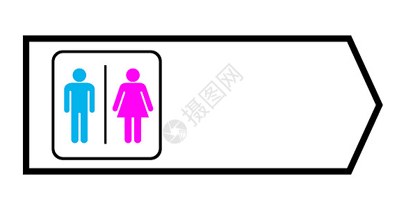 使用箭头的厕所标志卫生绅士插图卫生间身体女孩艺术浴室洗手间房间图片