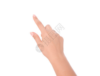 手模拟按下按钮棕榈指甲女士传感器商业美甲解决方案女孩数数拇指图片