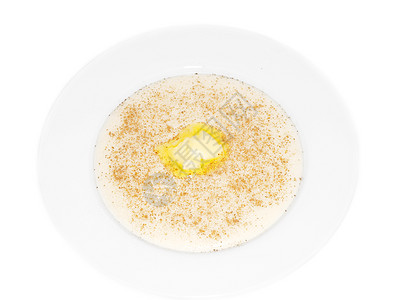 在深碗里煮粥 含黄油眼勺子谷物桌子烹饪盘子粮食服务纤维燕麦稀饭图片
