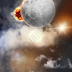 地球云素材空间行星的图像艺术品火星星星太阳小说轨道环绕天空摄影艺术背景