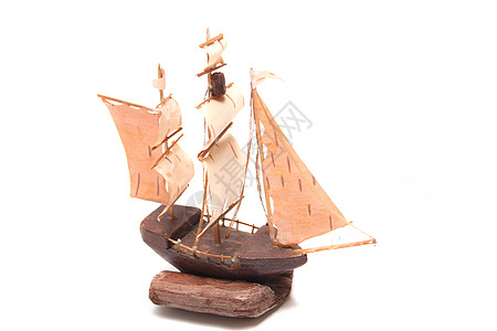 船舶模型白色车辆双桅绳索海盗艺术玩具纪念品复制品游艇图片