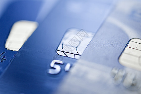 信用卡商业银行业焦点信用金融塑料选择性蓝色芯片零售背景图片