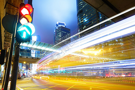 城市的交通灯办公室市中心运动运输天际建筑场景信号速度商业图片