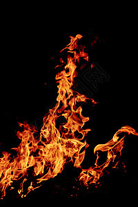 火背景橙子火花烧伤活力红色黑色黄色篝火背景图片