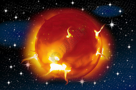 太阳耀光天空灾难气候行星地理星空世界空气夜星彗星图片