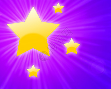 闪耀的星星粉色射线坡度辐射喷口光束火焰微光黄色发光图片