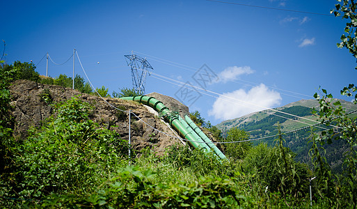 水电管道和电线线路的电力图片