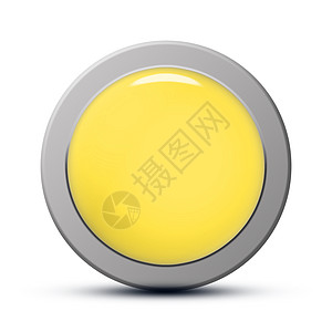 清洁按钮水晶夹子数字反射球体黄色插图玻璃状白色玻璃图片