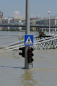 淹水城市力量蓝色环境损害海浪天气危险活力风暴灾难图片