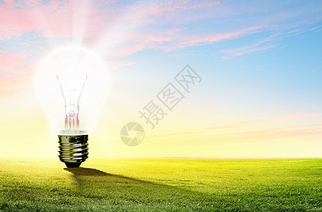 灯泡和自然发明环境行星植物力量活力资源解决方案玻璃创新图片