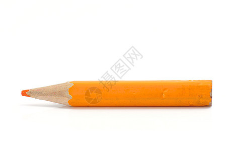 旧颜色笔对象木头铅笔黄色背景图片