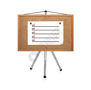 带有复选框的纸张绘画成功申请表三脚架挂图盒子学校创新创造力投票图片