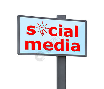社交媒体框架绘画营销宣传广告互联网账单市场灯泡横幅图片