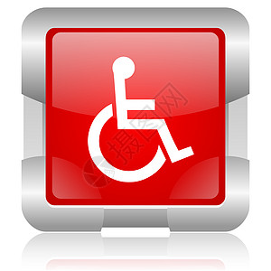 可访问的红方网站灰色图标障碍红色网络入口安全钥匙椅子按钮建筑商业图片