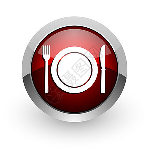 食物红圆的网状光彩图示互联网食谱按钮烹饪商业金属自助餐网络桌子菜单图片