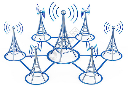 数字发射机从高塔发出信号电话网络收音机力量工作室海浪微波播客技术带宽图片