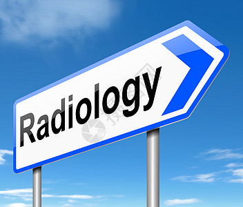 放射记号辐射医疗部门概念诊所癌症荧光镜波浪透视药品高清图片