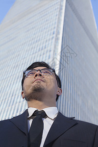 由中国北京世界贸易中心创办的商务人士公司业务外观城市生活摩天大楼短发头发胡子胡须摄影活力图片