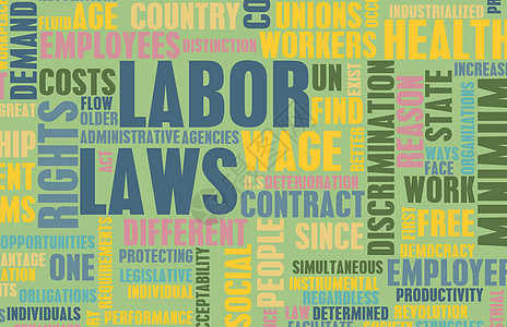 劳动法法律罢工权利工人纠纷就业义务歧视工资联盟背景图片