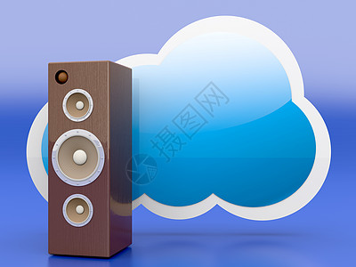 音频云天气服务技术计算娱乐扬声器立体声上传服务器主持人图片