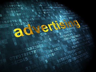 广告概念 数字背景的广告 7活动战略数据社区电脑宣传屏幕蓝色互联网公关图片