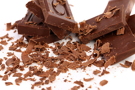 巧克力棒和剃须诱惑巧克力食物牛奶盘子沙漠宏观糕点药片糖皮图片