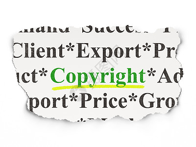 法律概念 版权在纸面背景专利新闻报纸执照标签数据执法贸易保卫商标图片