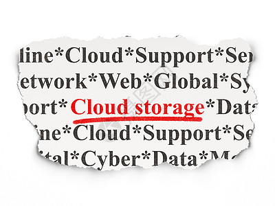 云层联网概念 纸质背景的云存贮存互联网软件技术红色新闻解决方案标签网站社会图片
